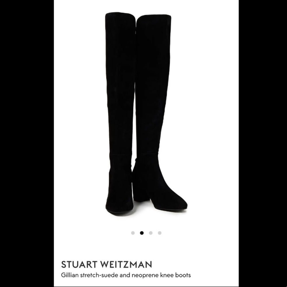 STUART WEITZMAN Gillian Suede Knee-High Boots
